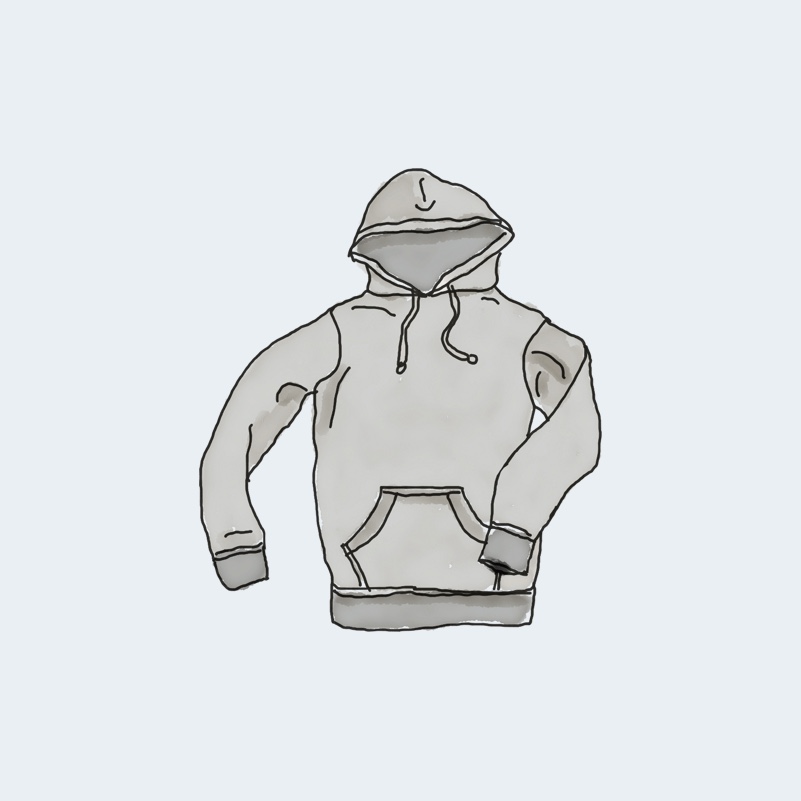 Hoodie with Pocket Hoodie mit Tasche
